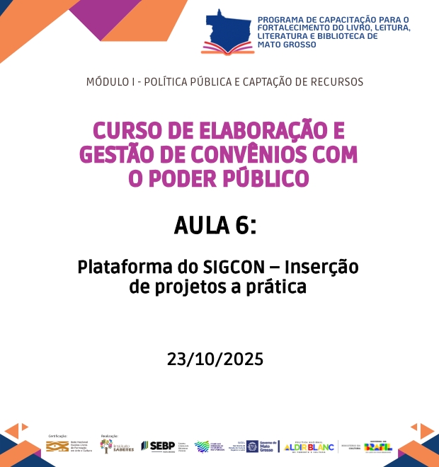Curso 1 - Aula 06 - Plataforma do SIGCON – Inserção de projetos a prática
